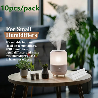 10Pcs/Pack Humidifier Filter Replacement Cotton Sponge Stick for Home Mini Humidifier Aroma Diffuser Mist Maker Air Humidifier