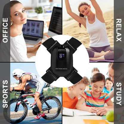 Smart Posture Corrector Sensor Vibration Reminder Posture Reminder for Adjustable Angle and Strap Help to Keep Right Posture